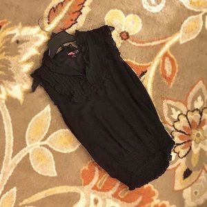 Forever 21 sheer black blouse